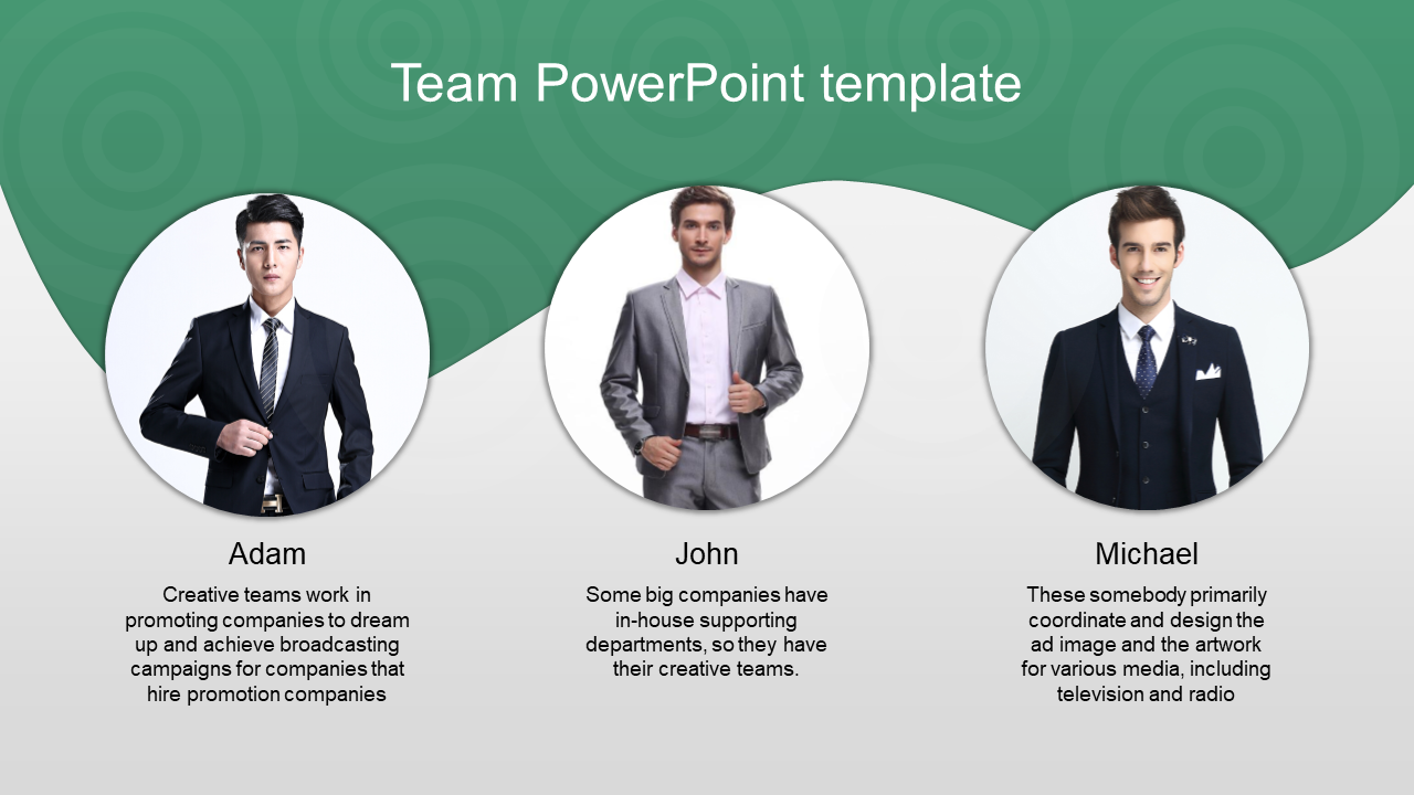Free - Creative Team PowerPoint Template Presentation Design